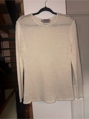 Beautiful Coquine Concept cream knit sweater in excellent condition.